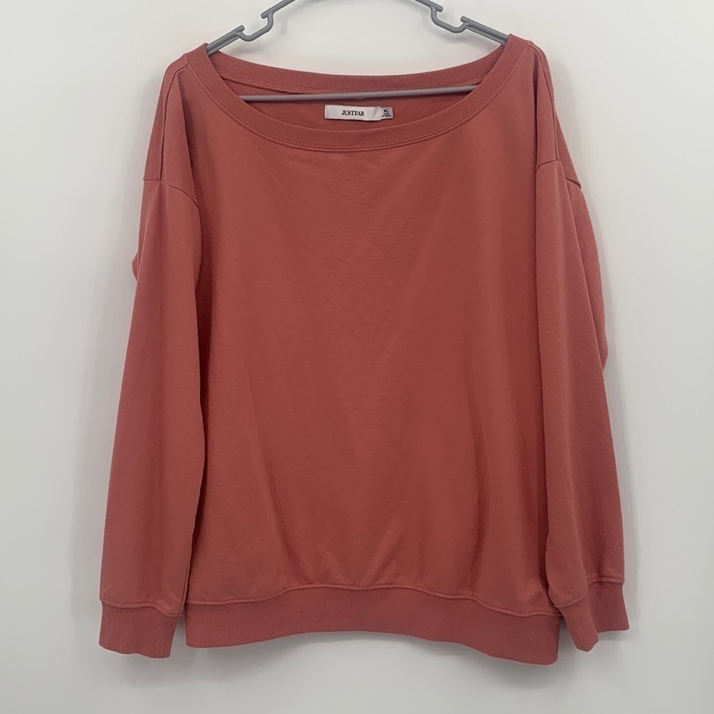 JustFab Crewneck Lightweight Sweatshirt Women’s Size XL